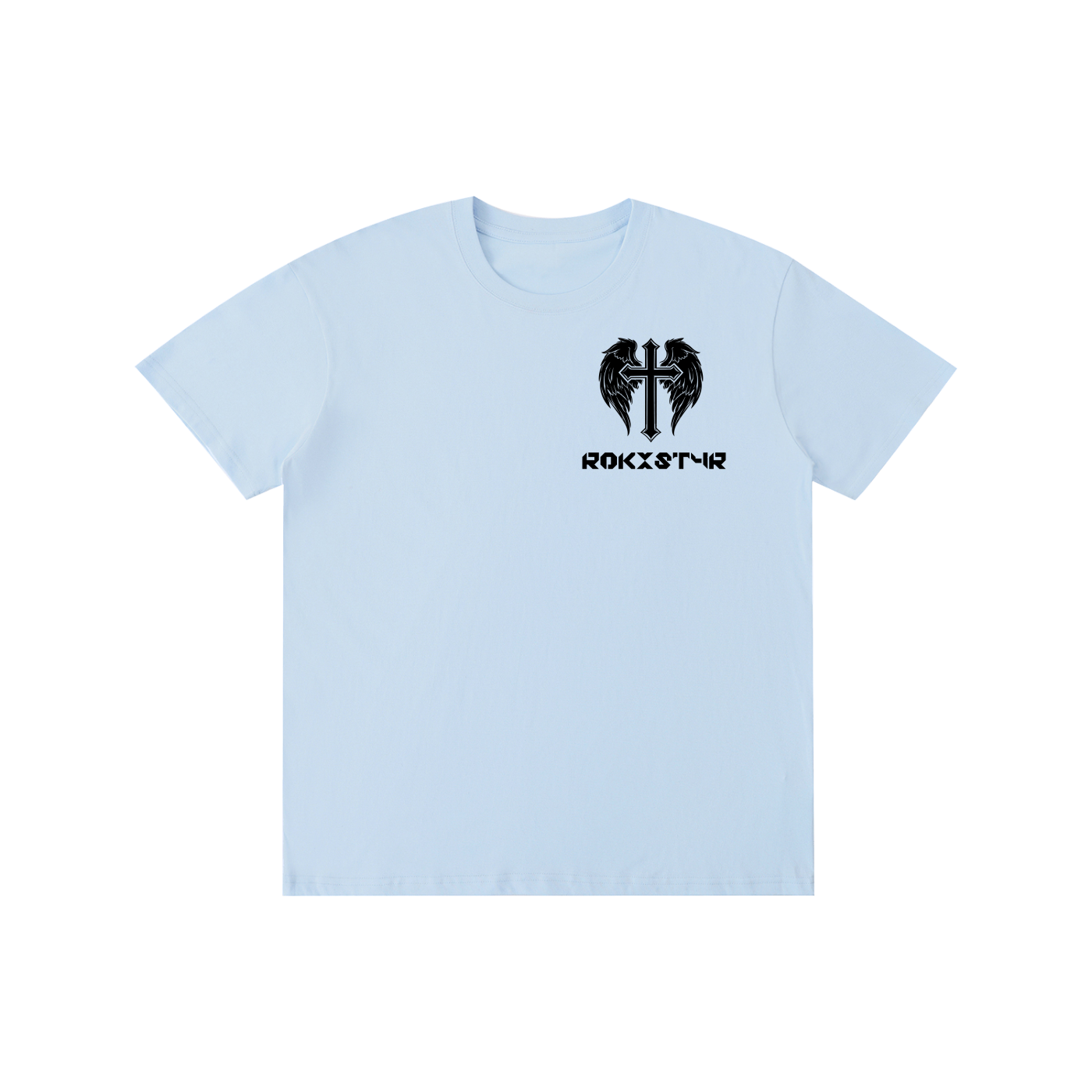 Light Blue Cotton T-Shirt