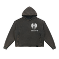 Blacked Cropped Hoodie