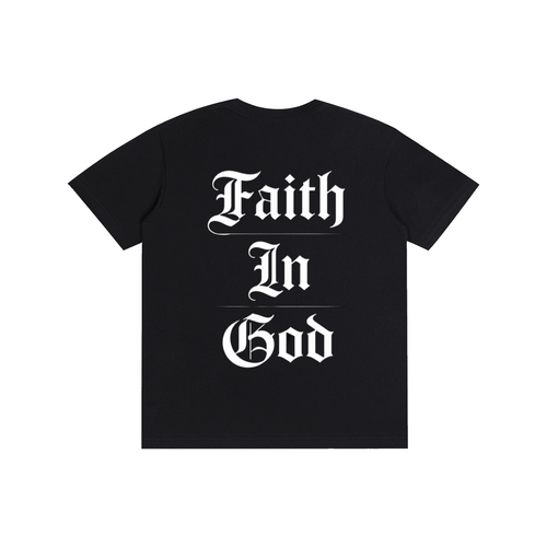 Black Cotton T-Shirt