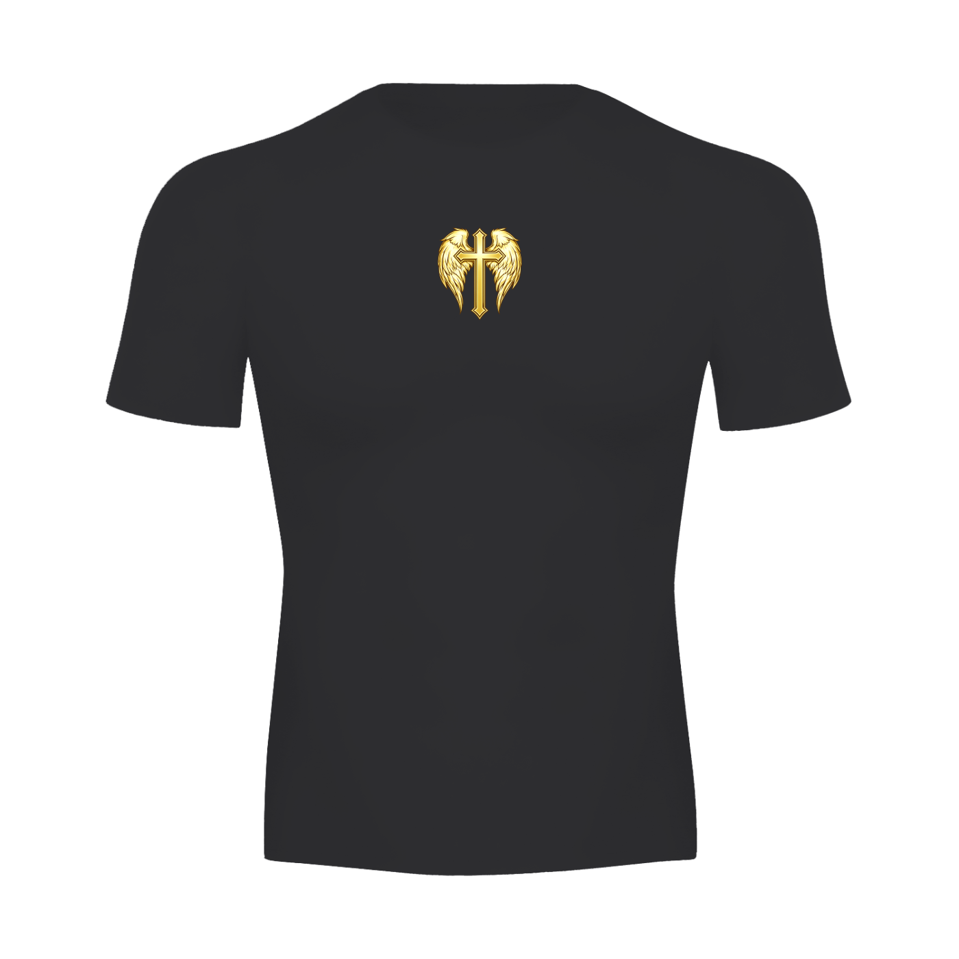 Gold and Black Performance T-Shirt