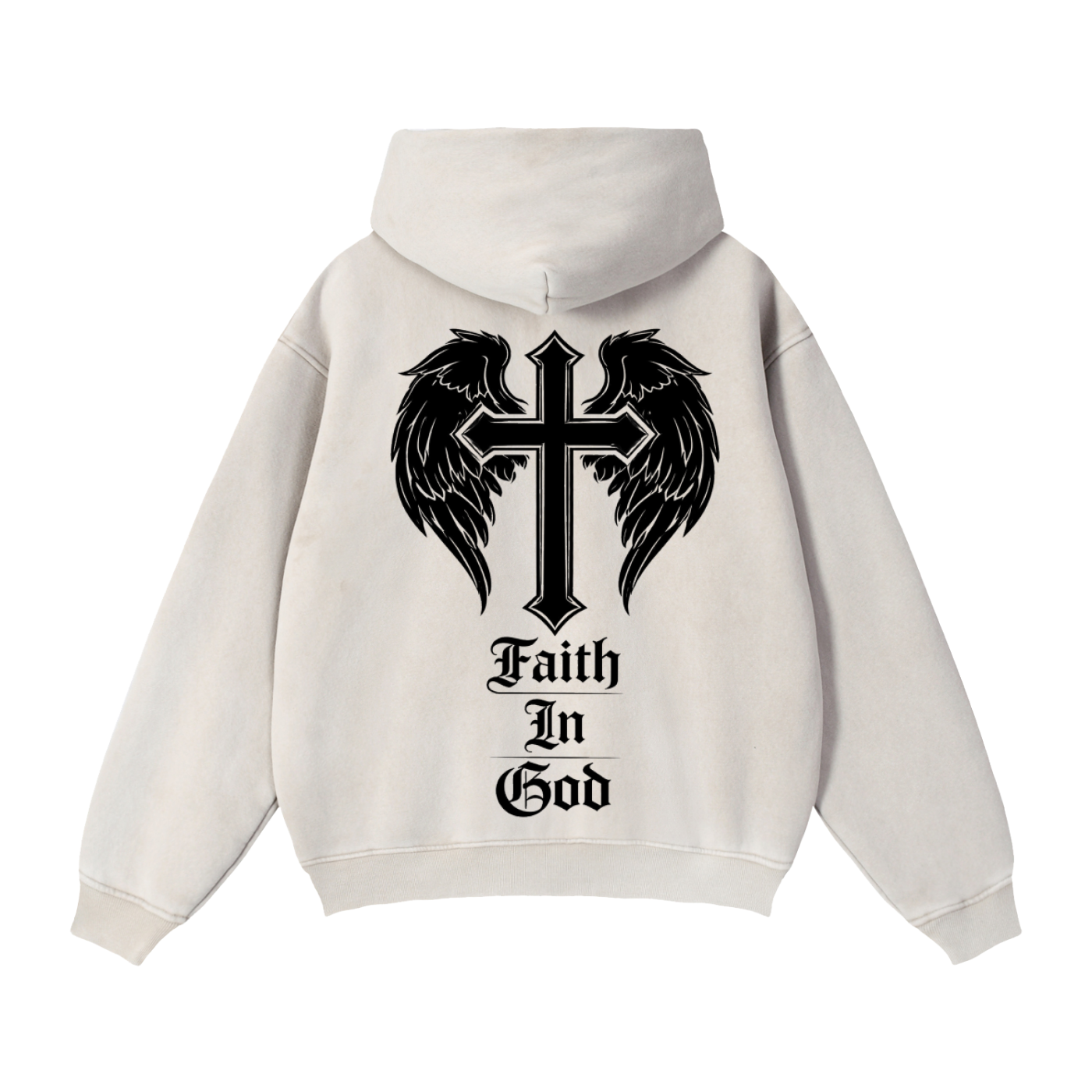 Zip-Through Boxy Fleece Hoodie
