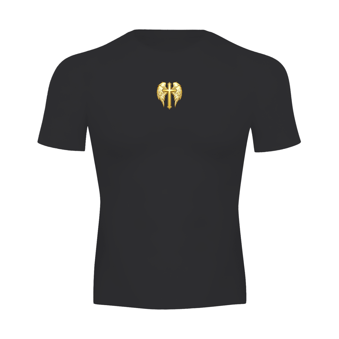 Gold and Black Performance T-Shirt
