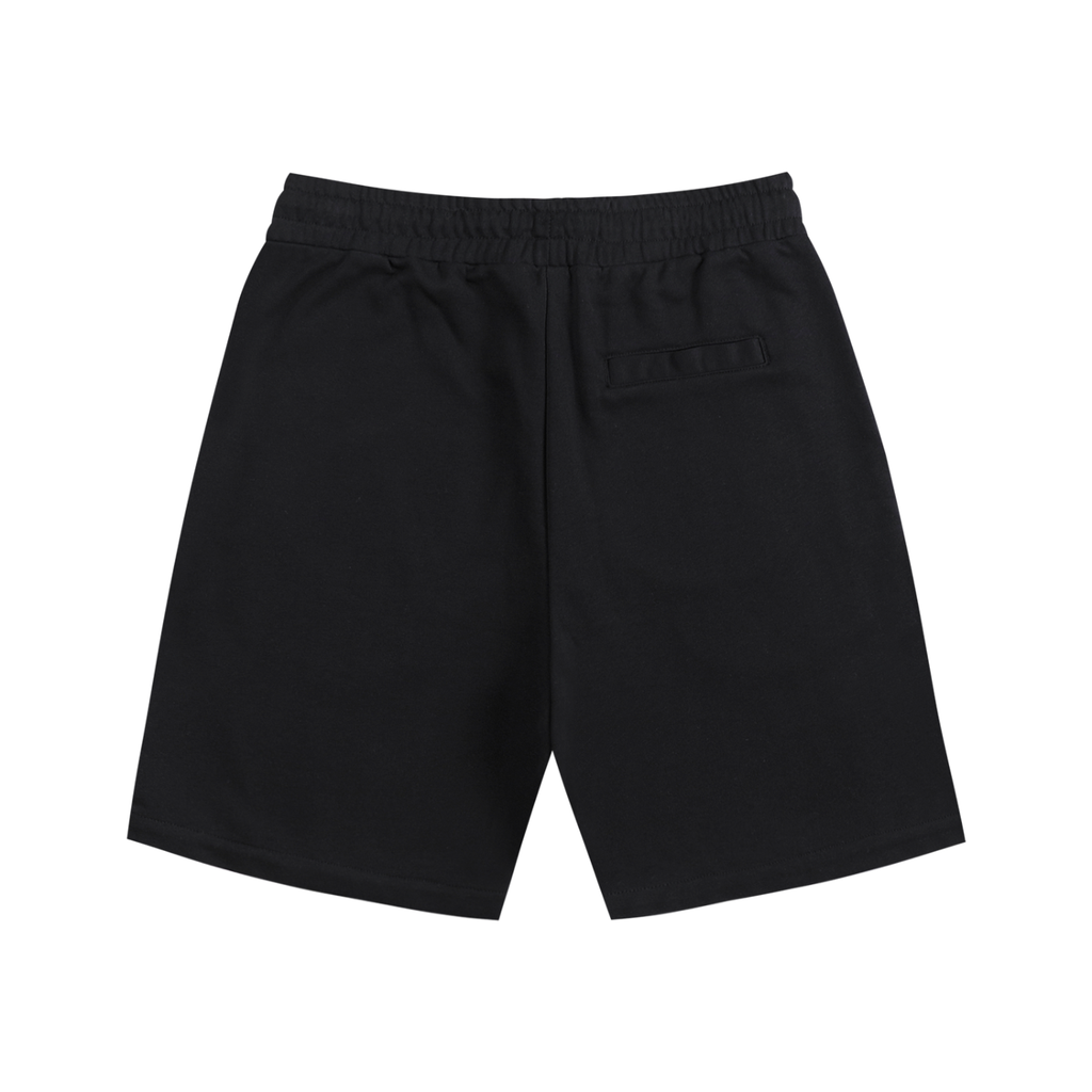 Gold and Black Cotton Shorts